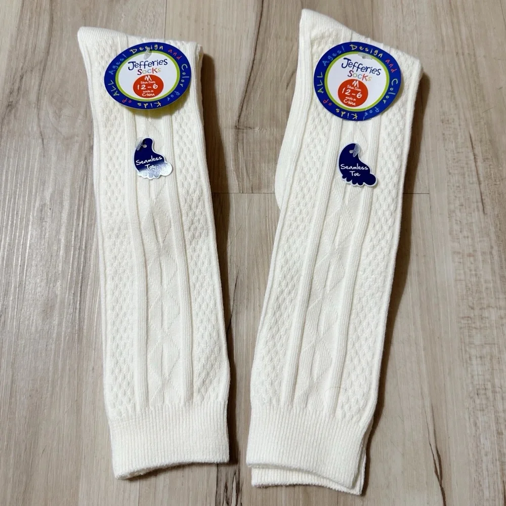 NWT Jefferies Cable‎ Knit Knee Socks